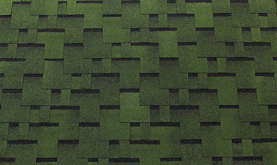 Гибкая черепица TEGOLA Футуро зеленый, 100*33,7 см