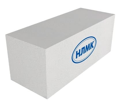 Блок газобетонный стеновой D600 B3,5 625х200(100)х250 НЛМК