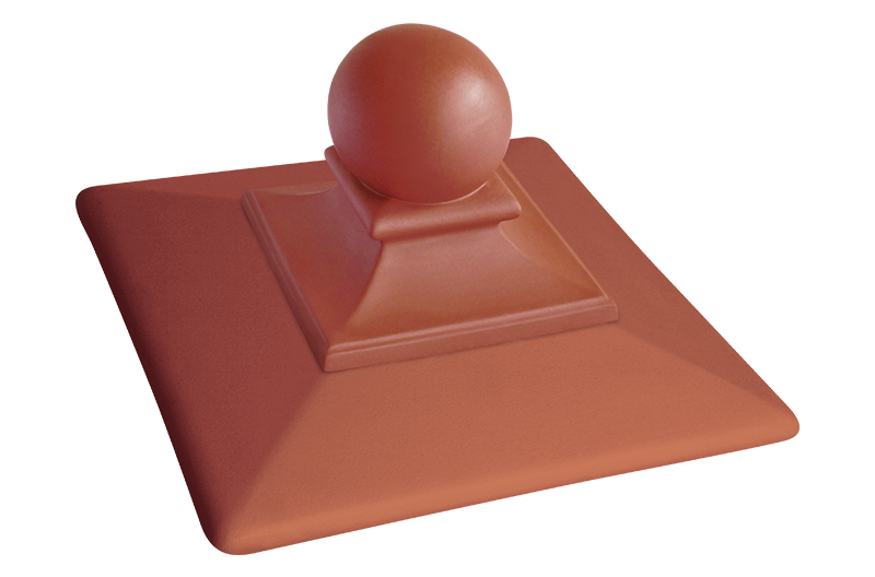 Колпак для столбов забора King Klinker ROYAL, 445x445x250 мм