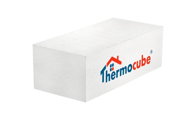 Газосиликатный блок Thermocube КЗСМ плотностью D500, шириной 375 мм, длиной 600 мм, высотой 250 мм.