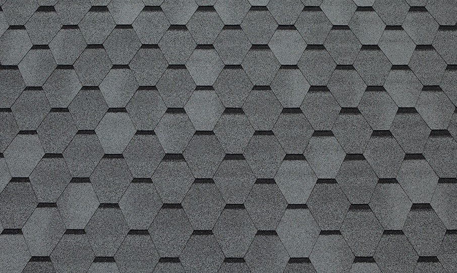 Гибкая черепица TEGOLA Смальто серый, 100*33,7 см